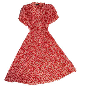 Vintage Positive Influence Semi Sheer Dress